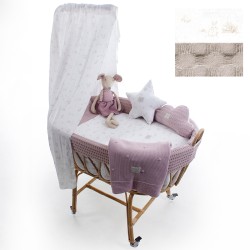Uzturre Telma Rattan pedra mini berço