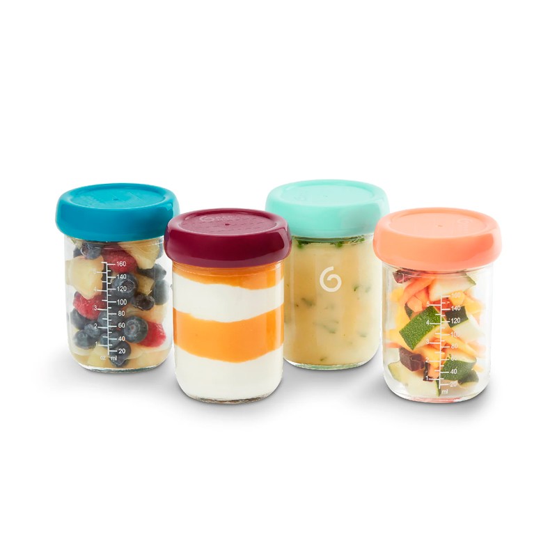 Recipientes de vidro para alimentos BABYMOOV 4 peças