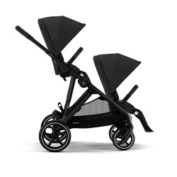 Cochecito Cybex e Gazelle S para Hermanos moon black