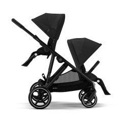 Cochecito Cybex e Gazelle S para Hermanos moon black