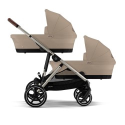 Carrinho de Bebê Twin CYBEX Bege Amêndoa Gazelle S