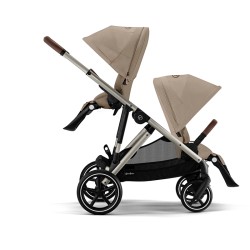 Cochecito Cybex Gazelle S para Hermanos almond beige