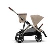 Carrinho CYBEX Gazelle S para Brothers bege amêndoa