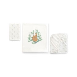Conjunto de Lençóis Mini Berço Bonjourbebe Spring Cottage 3p