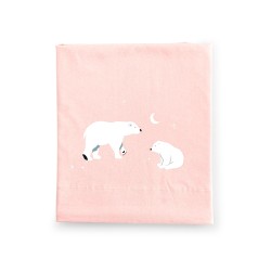 Conjunto de Lençóis de Berço Bonjourbebe Polaris Rosa 3p