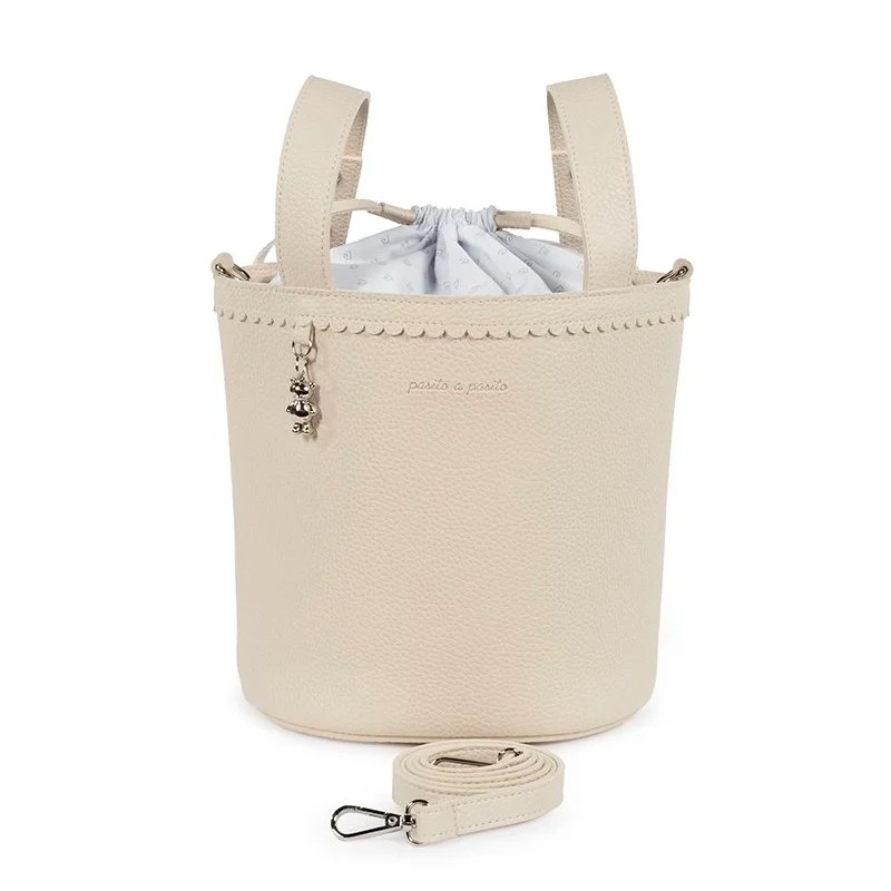 Bolsa Pasito a Pasito Bucket Icon caramel
