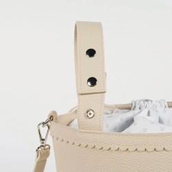 Bolsa Pasito a Pasito Bucket Icon crema