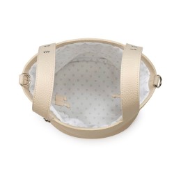 Bolsa Pasito a Pasito Bucket Icon crema