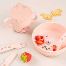 Taza con Asas Done By Deer Tiny Farm rosa
