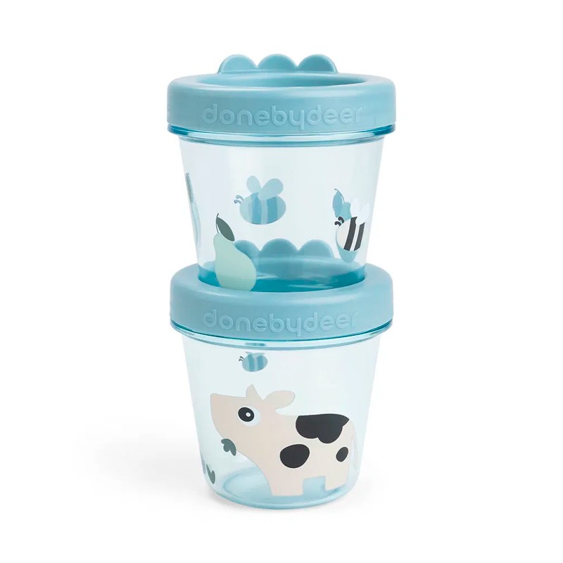 Recipientes para alimentos DONE BY DEER Tiny Farm 2 pcs