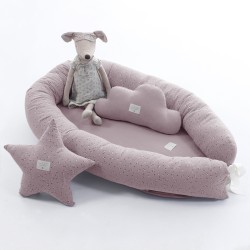 Ninho de dormir Uzturre rosa pó Tilda