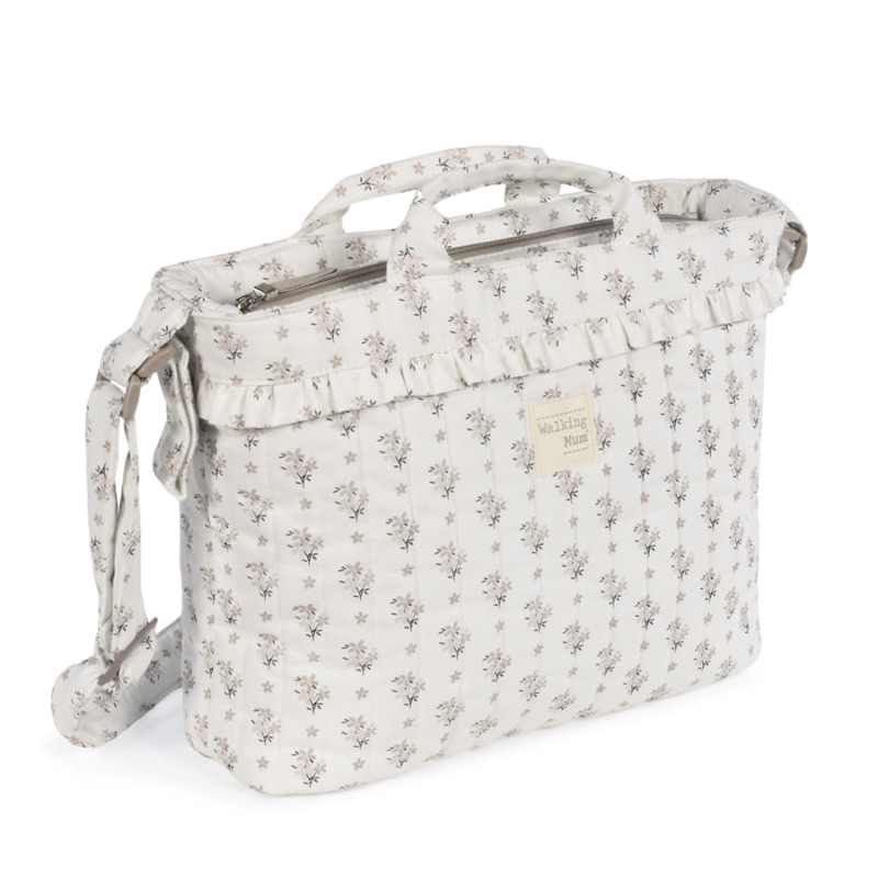 Walking Mum Botton Flores Bolsa Canastilla