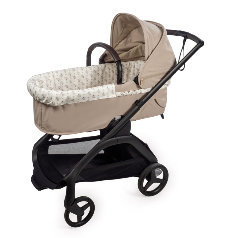 Capa de AlcofaWalking Mum Botton Flowers Bandas de Borracha e Folha
