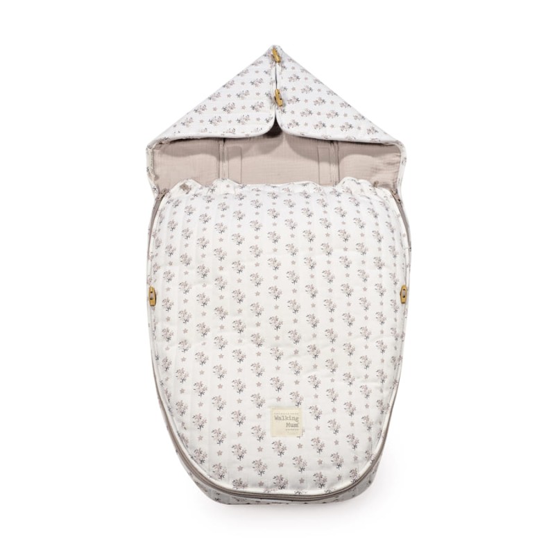 Saco Walking Mum Botton Flores 2 en 1 Entretiempo