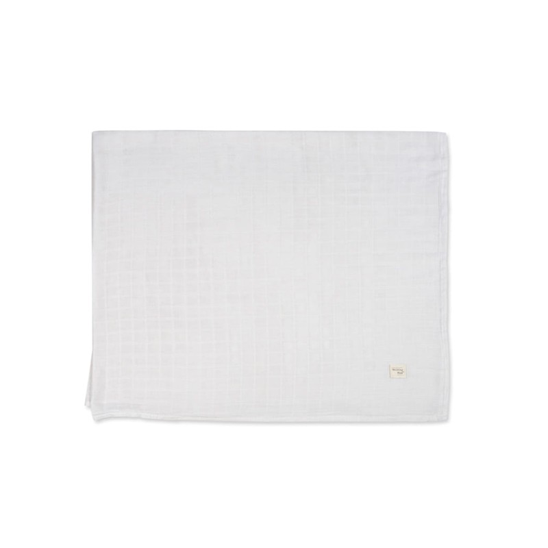 Sábana Ajustable para Capazo con Muselina Walking Mum Botton Rayas