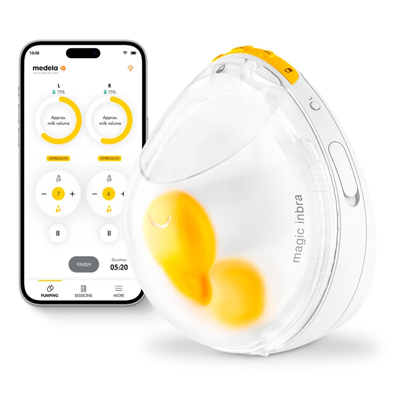 Medela Bomba tira leite portátil Magic InBra com tecnologia FluidFeel