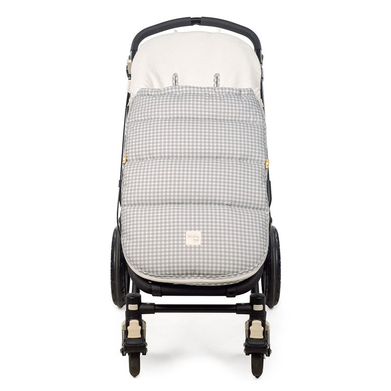 Walking Mum Eu amo Vichy Winter Grey Stroller Bag