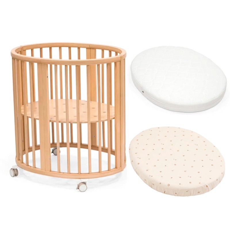 Pack Stokke Sleepi Mini V3 + Colchão + Folha