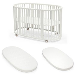 Pack Ahorro Cuna Stokke Sleepi V3 + Colchón + Sábana