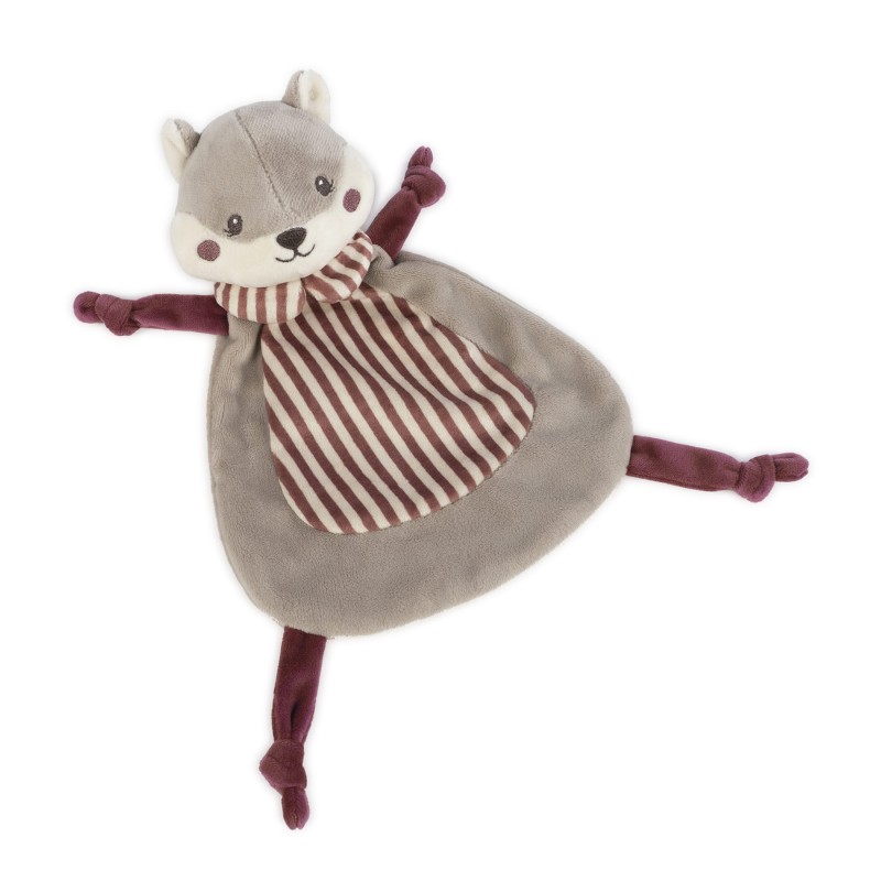 Esquilo Doudou Pasito a Pasito Cherry Stripes