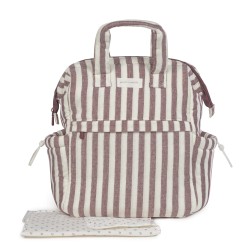 Mochila Pasito a Pasito Cherry Rayas