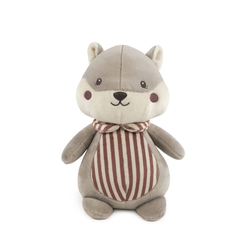 Peluche Ardilla Pasito a Pasito Cherry Rayas