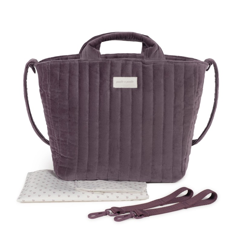 Bolsa Canastilla Pasito a Pasito Cherry Velvet