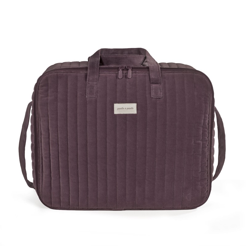 Maleta Maternal Pasito a Pasito Cherry Velvet
