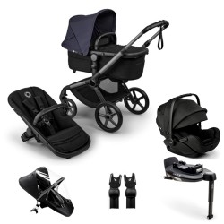 Bugaboo Fox 5 Renew Trio azul grafite preto índigo