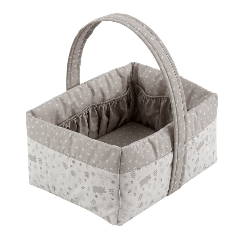 Cesta Cesta 22,5X29X29 cm Abeto Bege
