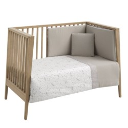 Conjunto 2 Pcs.F.Nordic Cot 70 Abeto Bege 110X170X3 cm