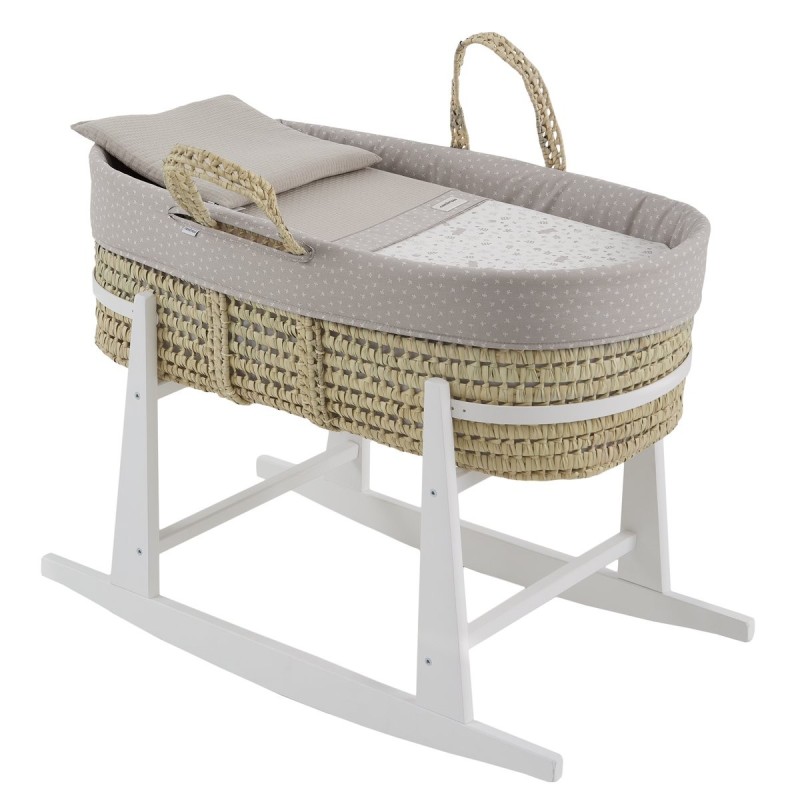 Moses Quilted Palm+Leg M.Bco Abeto Bege/Bco 39X80X61 cm