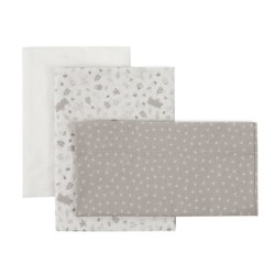Sabana Minicuna 3 Pcs 50X90X1 Cm Abete Beige