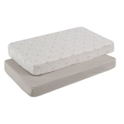 Bajera Cuna 60 Pack 2 Uds. 60X120X17 Cm Abete Beige