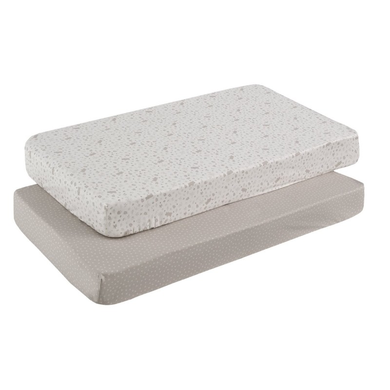 Bajera Cuna 60 Pack 2 Uds. 60X120X17 Cm Abete Beige