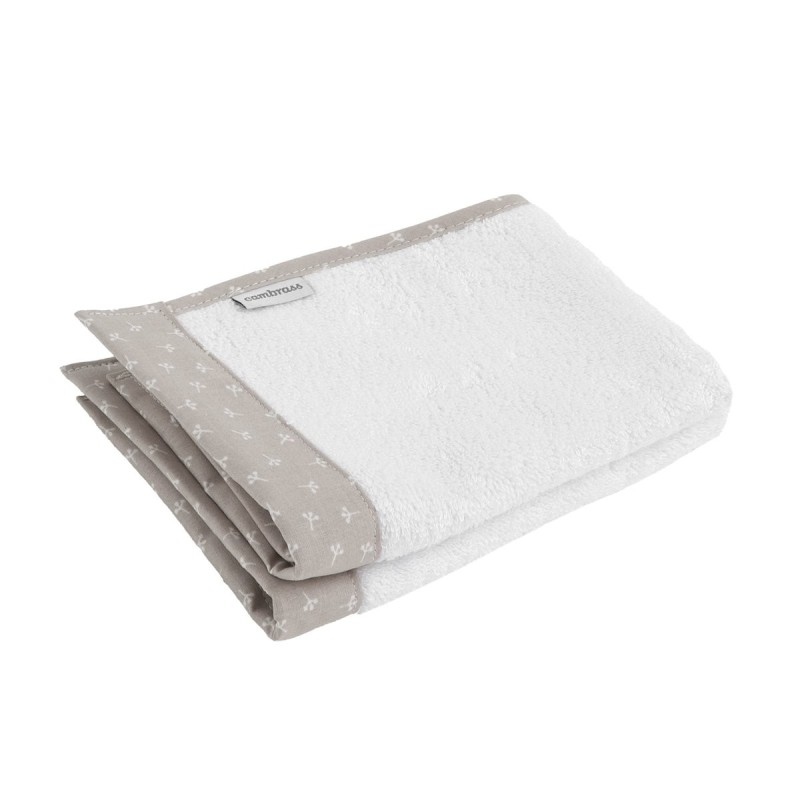 Conjunto de 2 toalhas de abeto bege 25x35x1 cm
