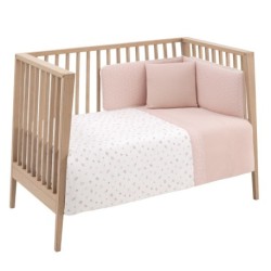 Conjunto 2 Pcs.F.Nordica Cradle 70 Calma Pink 110X170X3 cm