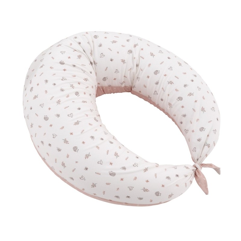 Cojin De Lactancia Luna 80X185X16 Cm Calma Rosa