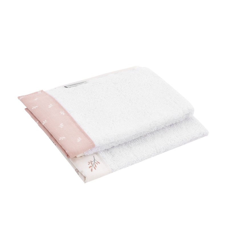 Conjunto de 2 toalhas Calma Pink 25X35X1 cm