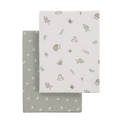 Bajera Minicuna Pack 2 Uds. 50X82X10 Cm Cambrass Calma Verde