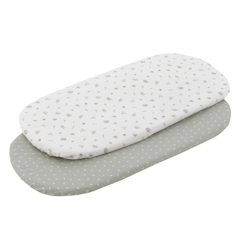 Bajera Moises/Carro Pack 2 Ud. 35X80X7 Cm Cambrass Calma Verde
