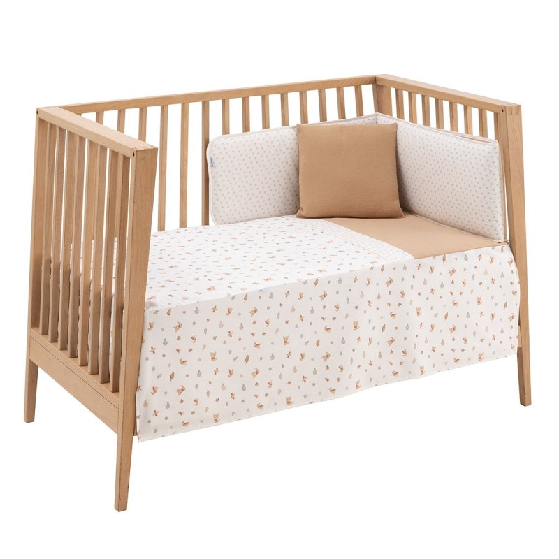 Jgo 2 Pcs.Colcha I-V. Cuna 60 Cambrass Senda Beige 60X120X3 Cm