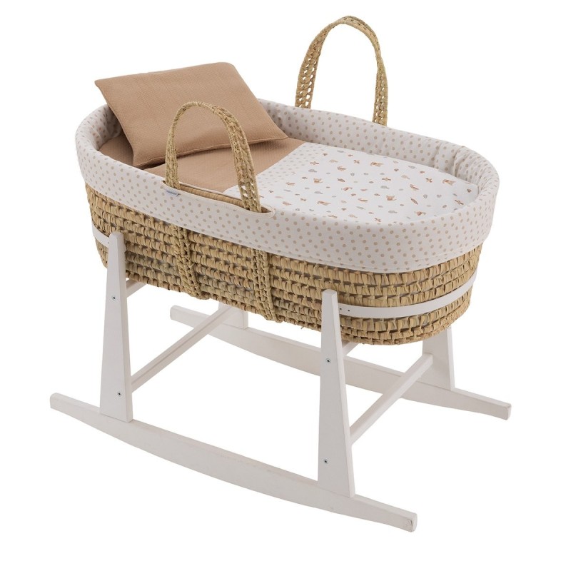 Moses Quilted Palm+Leg M.Bco CAMBRASS Senda Bege/Bco 39X80X61 cm