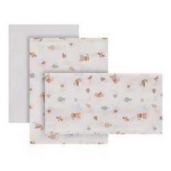 Sabana Cuna 3 Pcs (Cuna 60) 60X120X1 Cm Cambrass Senda Beige