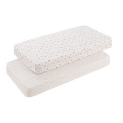 Lençol de berço Embalo de 60 Unidades 2 Unidades. 60X120X17 cm CAMBRASS Benge Senda