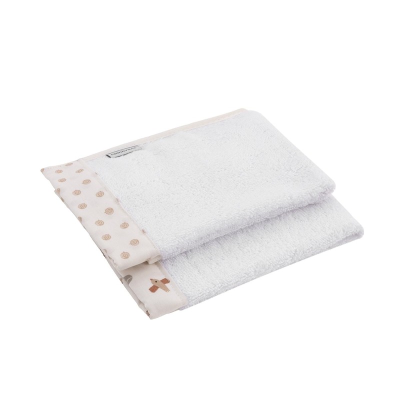 Conjunto de 2 toalhas CAMBRASS Senda bege 25X35X1 cm