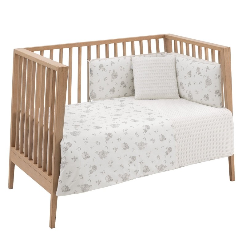 Jgo 2 Pcs.F.Nordica Cuna 60 Cambrass Globe Crudo 100X140X3 Cm