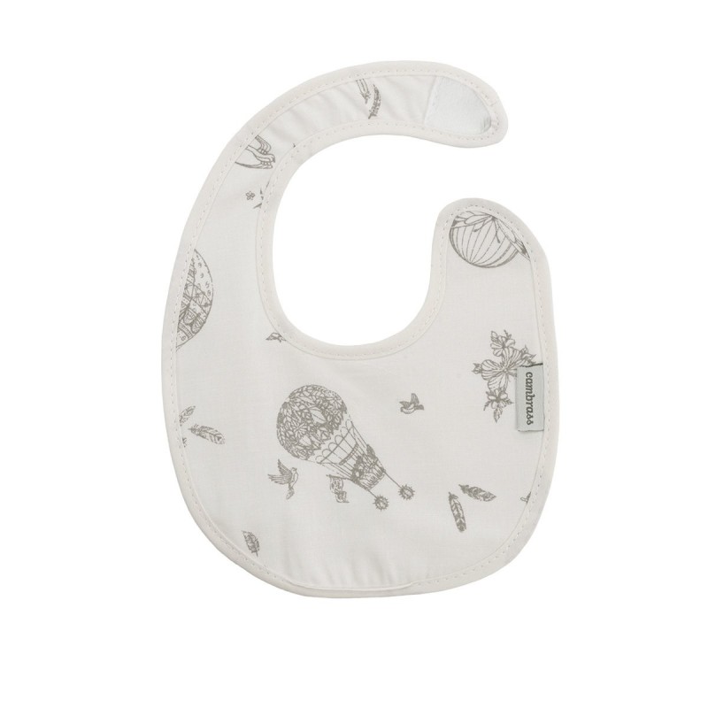 Babero Redondo Con Velcro Cambrass Globe Crudo 16X19X1 Cm