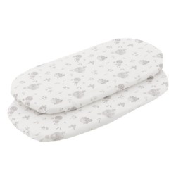 Bajera Moises/Carro Pack 2 Ud. 35X80X7 Cm Cambrass Globe Crudo