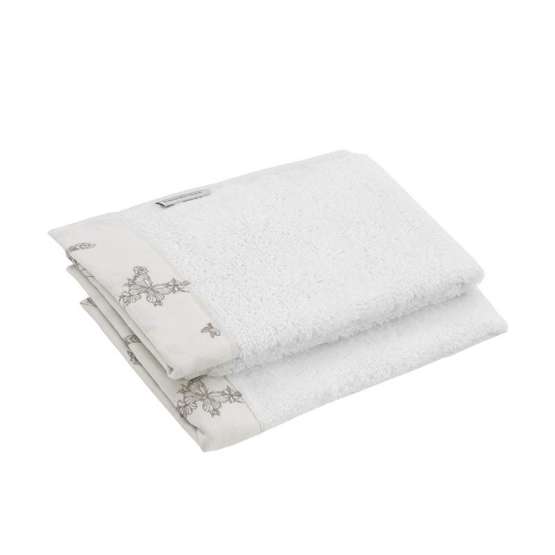 Conjunto de 2 toalhas CAMBRASS Globe Raw 25X35X1 cm